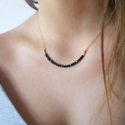 Beads Bar Gold Necklace, Layering Necklace,..